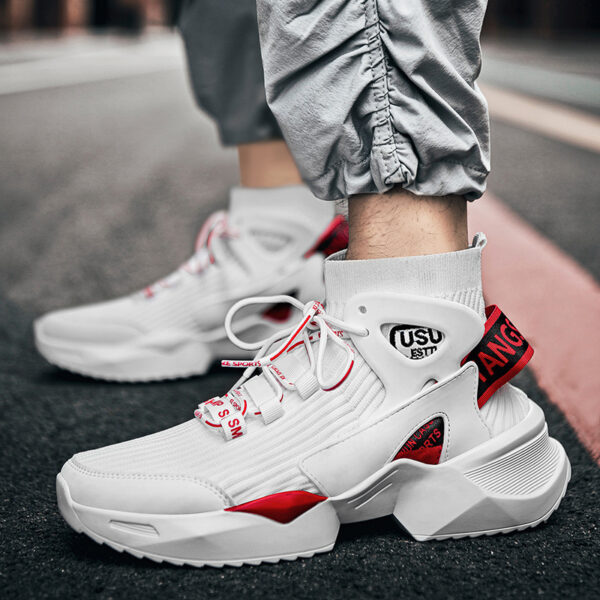 Flying knit socks basketball shoes men - Image 4