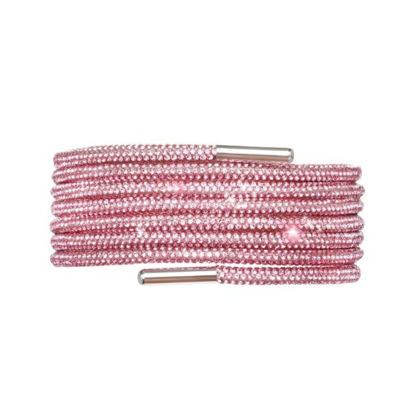1PC Rhinestone Shoelaces Casual Sneaker Round Shoe Laces - Image 10
