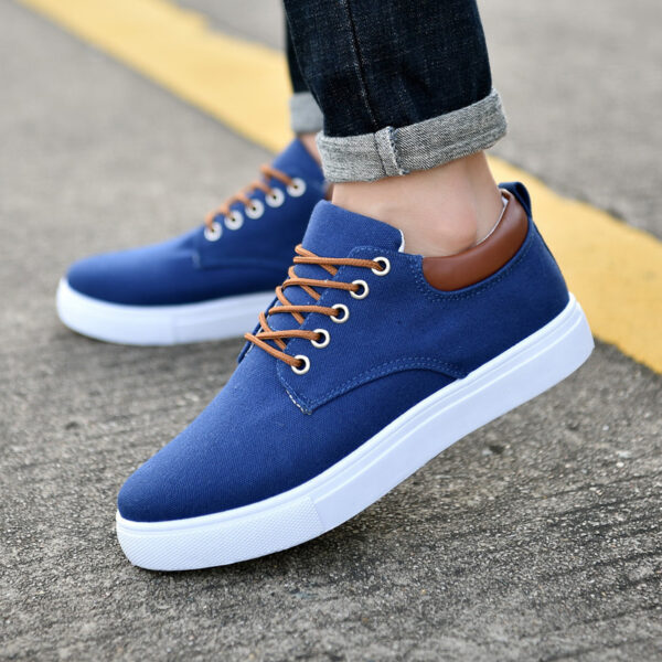 New Canvas Shoes Men Big Shoe 46 47 Man Sneakers Shoes - Image 5