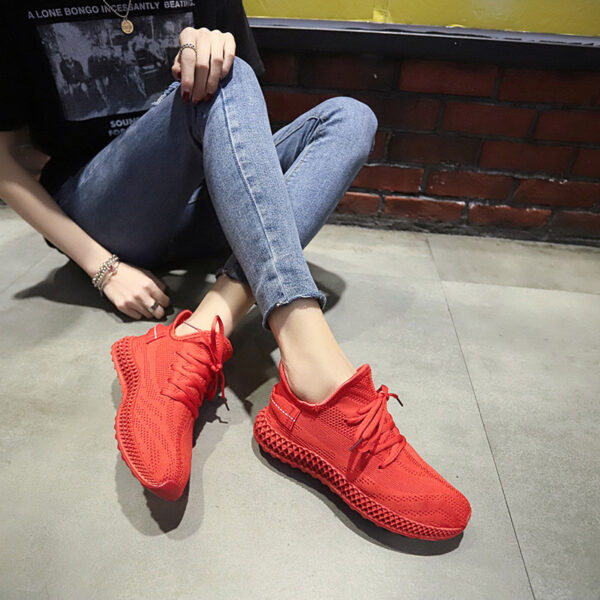 Fashion Candy Color Women Sneakers Tenis Feminino Casual Shoes Women Breathable Mesh Sneakers Women Yellow Red Basket Femme - Image 3
