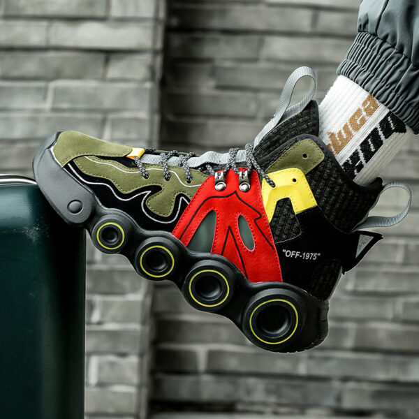 Fashion High-top Sneakers New Catwalk Shoes Men Men's Shoes - Image 5