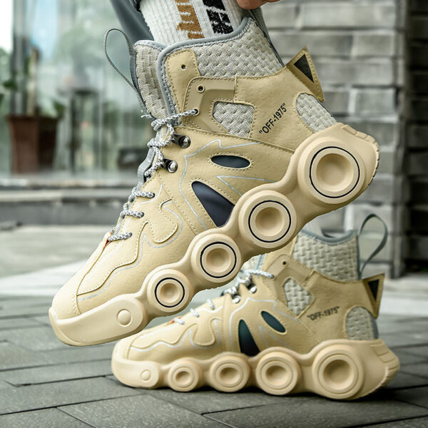 Fashion High-top Sneakers New Catwalk Shoes Men Men's Shoes - Image 3