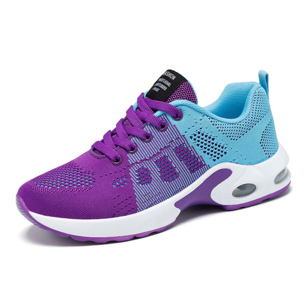 Casual Shoes Breathable Lightweight Mother Shoes Lace-up Cushioned Sneakers Women - Image 9