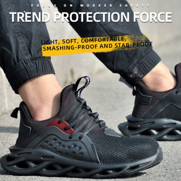 Indestructible Work Shoes Sneakers Men Anti-puncture Safety Shoes - Image 6