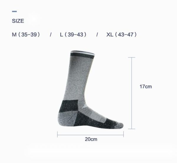 Outdoor socks men and women merino wool socks - Image 3