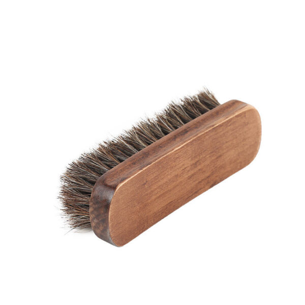 Shoe polish mahogany brush horsehair brush - Image 5