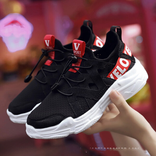 Mesh Sneakers Women Spring And Summer Korean Style White Shoes - Image 5