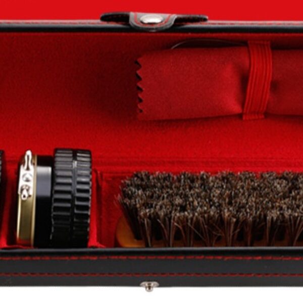 Horse hair brush soft fur shoe polish black mane brush shoes shoes cleaning shoes set shoe polish tools