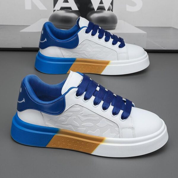 Trendy Platform White Shoes Casual Sports Men - Image 10