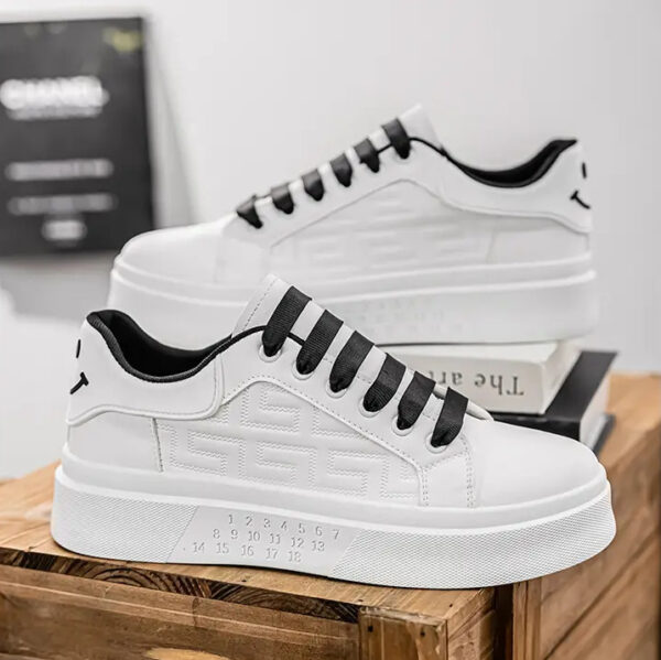 Trendy Platform White Shoes Casual Sports Men - Image 5