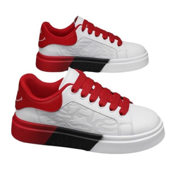 Trendy Platform White Shoes Casual Sports Men - Image 7