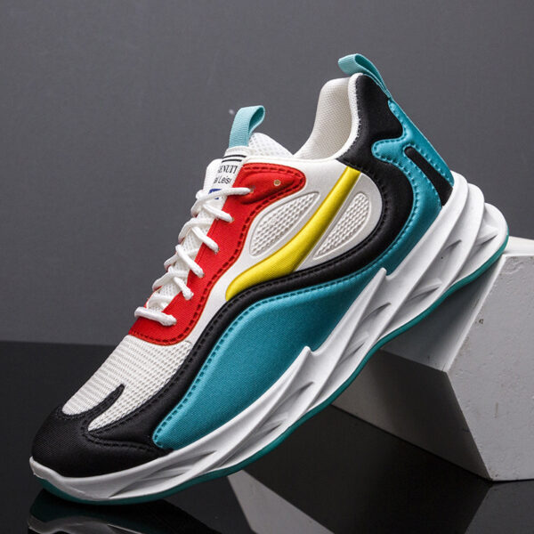 Fashion Running Walking Sports Shoes Non Slip Sneakers Men - Image 3