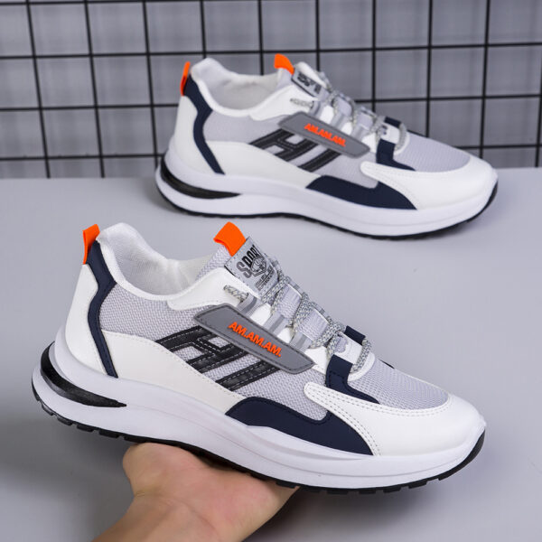 Men Sneakers White Sports Shoes Running Walking - Image 10