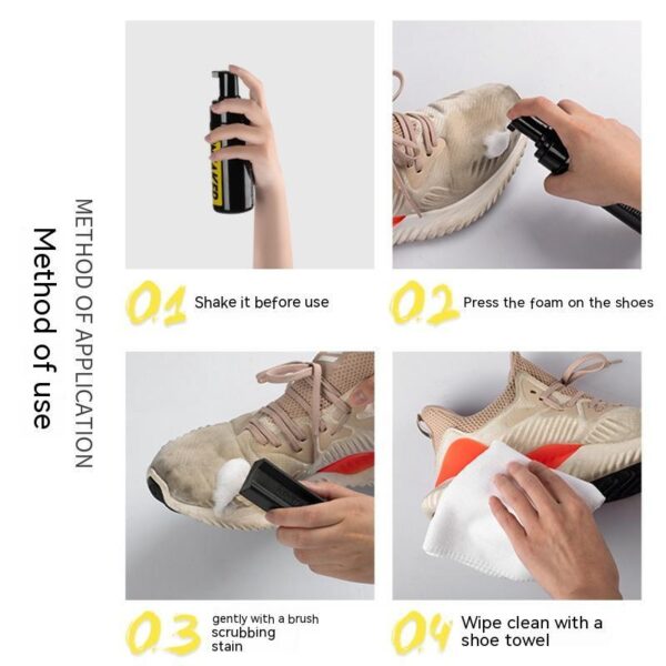 White Shoes Cleaning Agent SHOE POLISH Sneakers - Image 2