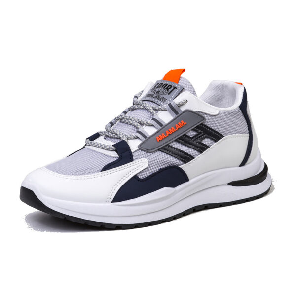 Men Sneakers White Sports Shoes Running Walking - Image 6