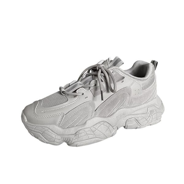 Mesh Sneakers, Low-Top Casual Daddy Shoes, Breathable - Image 4