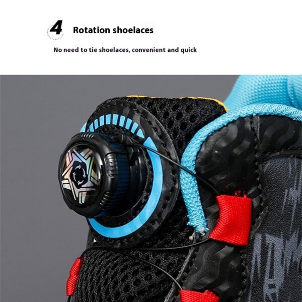 Cushion Basketball Rotating Button Running Shoes - Image 9