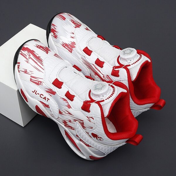 Cushion Basketball Rotating Button Running Shoes - Image 8
