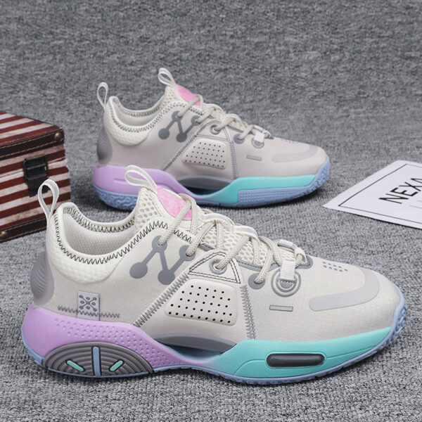 Cotton Candy Basketball Shoes Men's Sneakers - Image 4